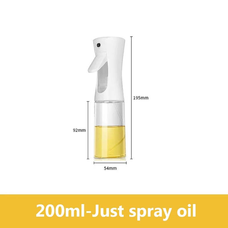 rXDy2in1500mlPlasticSprayOilSprayerBottleSprayOilDispenserOilJarCruetBBQKitchenBaking