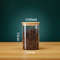 SopXSquareGlassStorageJarswithBambooLidforCoffeeBeansGrainsNoodlesfoodStorageContainer