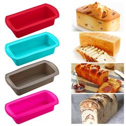 household rectangular silicone mold candy toast mold easter bread diy kitchen supplies cake bakeware pan baking tools