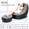 Lazy Couch Sofas Inflatable Foldable Recliner Outdoor Sofa Bed with Stirrups Comfortable Combination