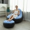 Lazy Couch Sofas Inflatable Foldable Recliner Outdoor Sofa Bed with Stirrups Comfortable Combination