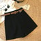 High Waisted Black Shorts for Women Harajuku Elegance ALine Slim Casual Sexy Straight Pants