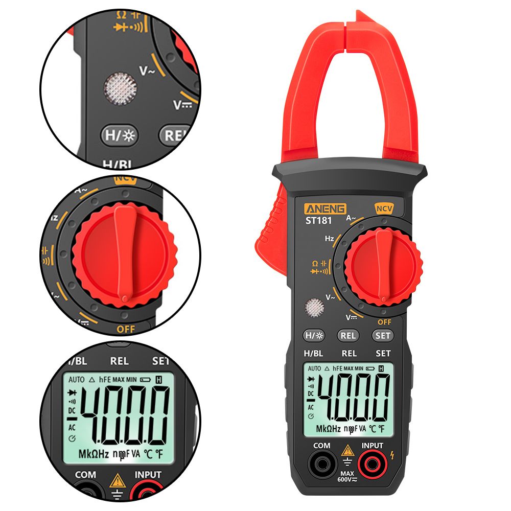 Professional Digital Multimeter ACDC Voltage Tester Ammeter Continuity Checker For Electronics Rep 16