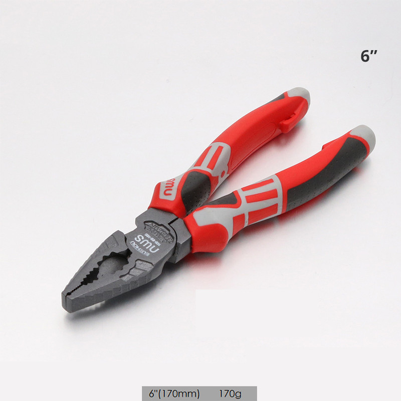 Professional Universal Wire Cutter Chrome Vanadium Needle Nose Crimping Pliers For Electricians  DI 6