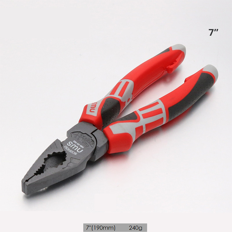 Professional Universal Wire Cutter Chrome Vanadium Needle Nose Crimping Pliers For Electricians  DI 7
