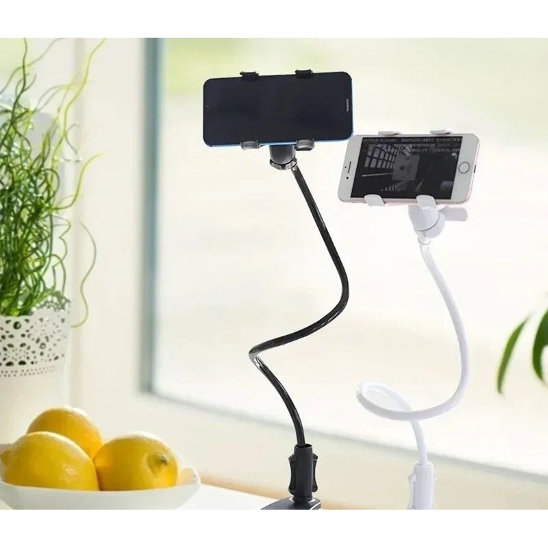 Flexible Phone Stand 360 Rotatable Clip Holder for Bed Desk Travel HandsFree Viewing Anywher