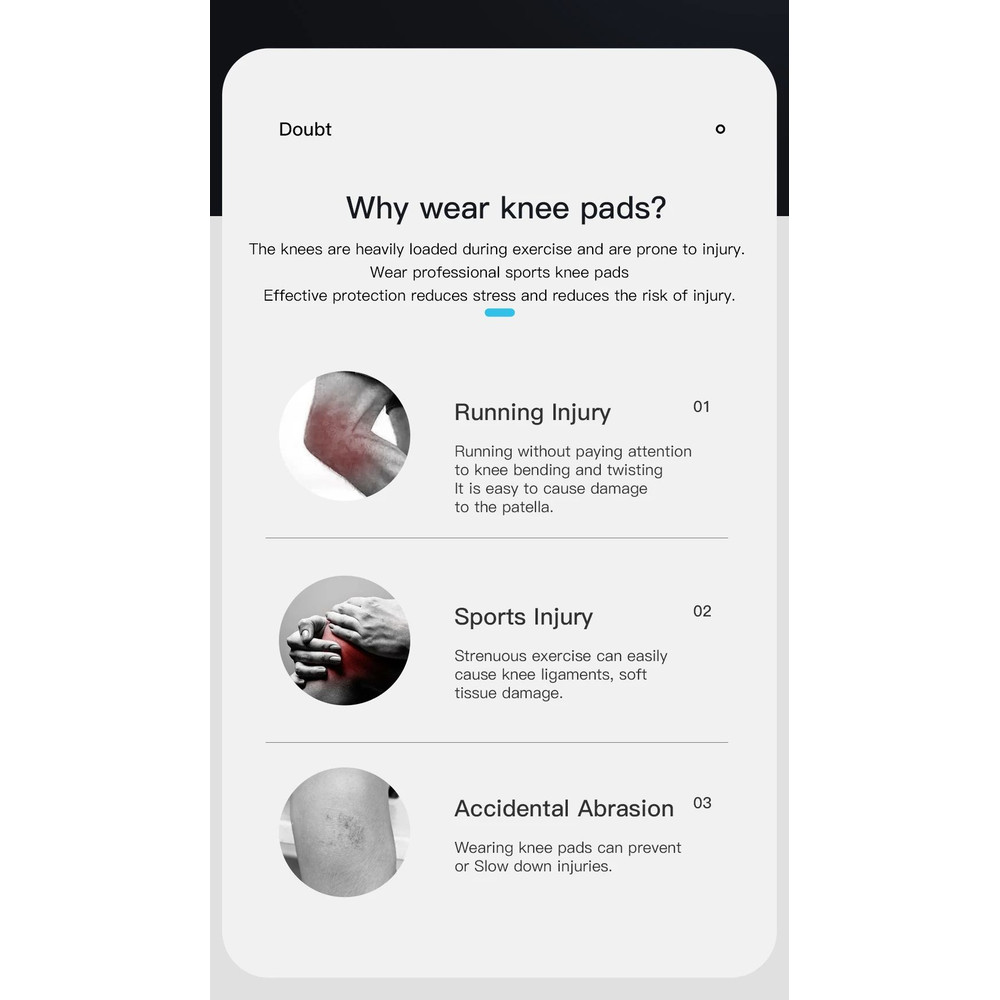 Breathable Knee Support Sleeve With Compression  Elastic Sports Knee Brace For Gym Running  Basketb