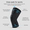 Breathable Knee Support Sleeve With Compression Elastic Sports Knee Brace For Gym Running Basketb