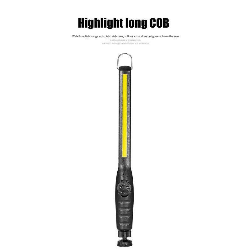 Bright Cordless Work Lights Portable COB LED Inspection Lamp For Mechanics Home And Garage Use 4