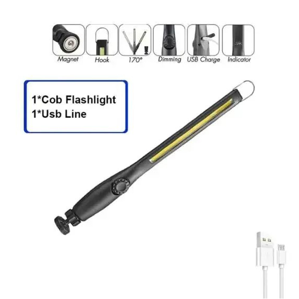 Bright Cordless Work Lights Portable COB LED Inspection Lamp For Mechanics Home And Garage Use 15