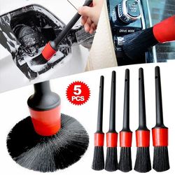 professional 5-piece car cleaning brush kit – the ultimate detailing tool for spotless vehicles