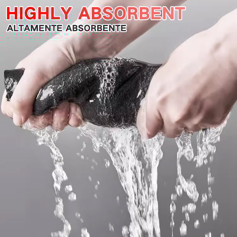 Thickened Magic Cleaning Cloth Microfiber Glass Clean Towel Reusable Washable Lintfree Cleaning Rag