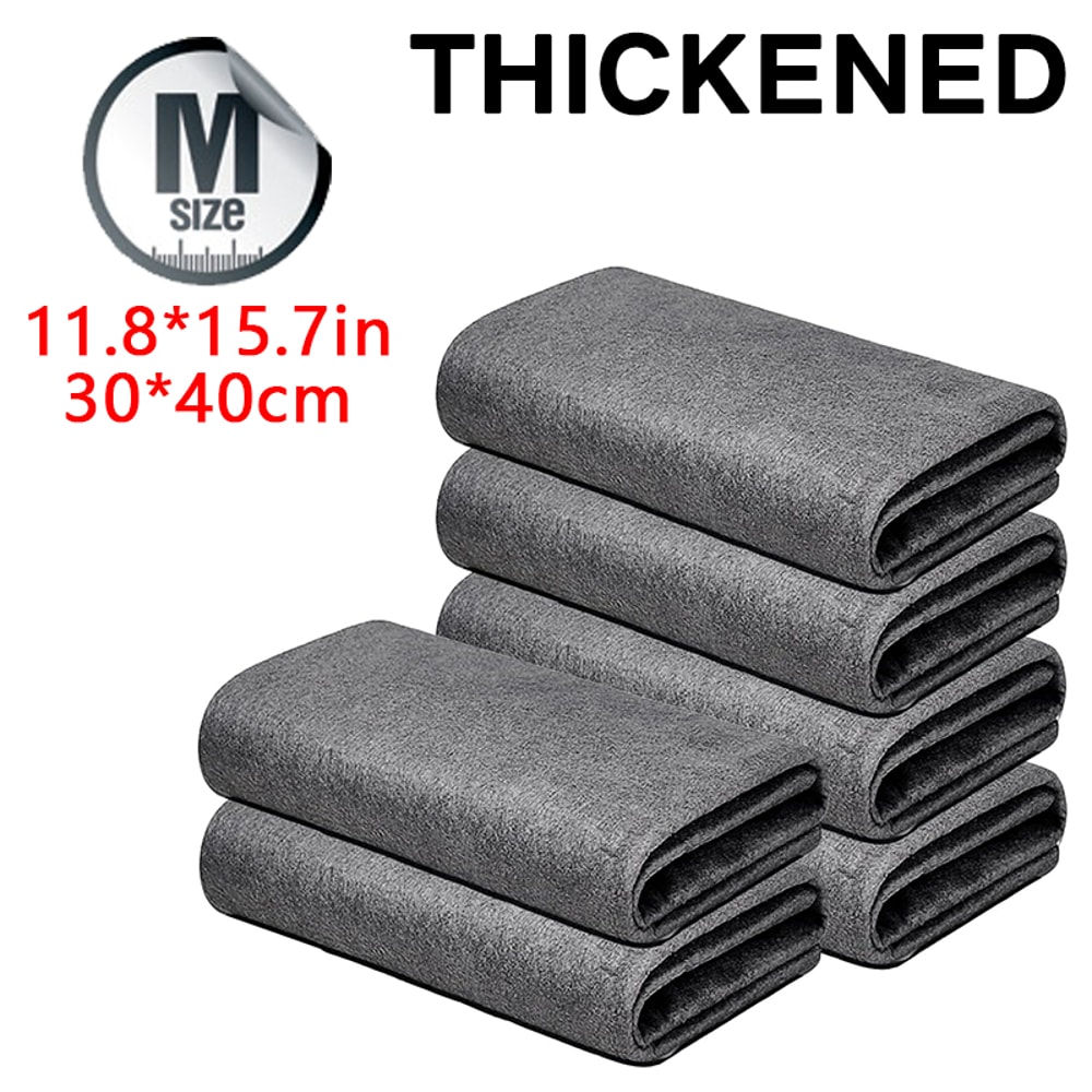 Thickened Magic Cleaning Cloth Microfiber Glass Clean Towel Reusable Washable Lintfree Cleaning Rag