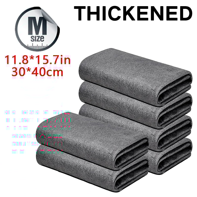 Thickened Magic Cleaning Cloth Microfiber Glass Clean Towel Reusable Washable Lintfree Cleaning Rag