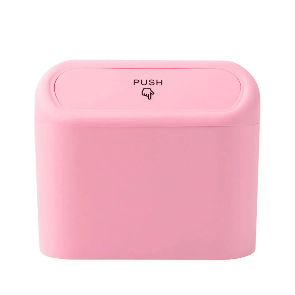 Mini Car Storage Trash Can Portable Hanging Garbage Bin