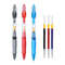 Retractable Gel Pens Set Smooth Black Red  Blue Ink Ballpoint Pens for Writing Office  School S