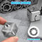 Metal Cube Fidget Gyroscope Silent Bearing Rotating Finger Spinner For Stress ReliefAnti Anxiety To 4