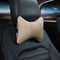 Car Neck Pillows Both Side PU Leather Pack Headrest For Head Pain Relief Comfort 0