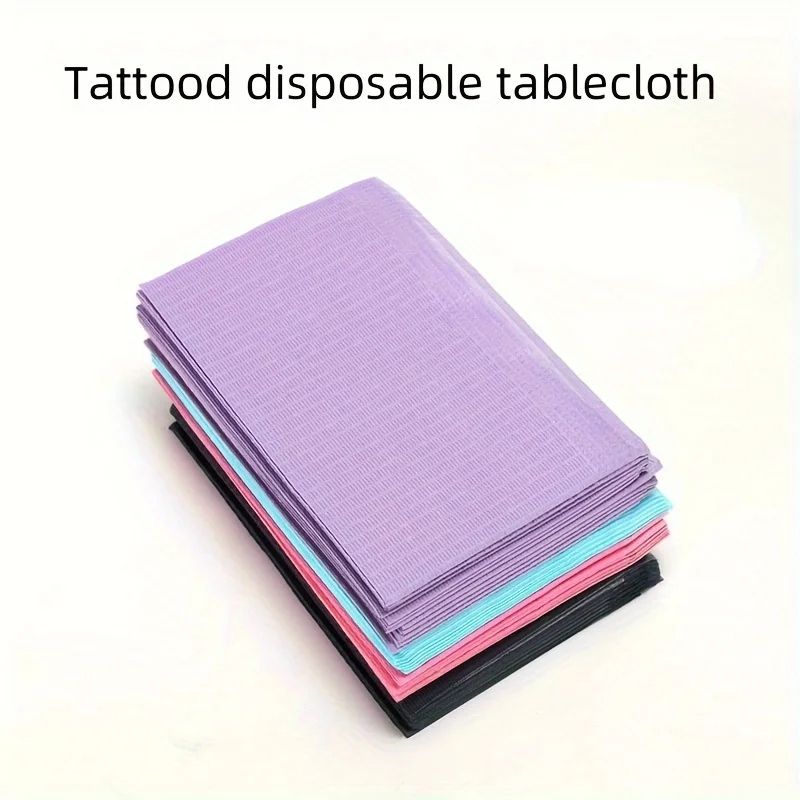 Disposable Waterproof Tattoo Table Covers NonWoven Clean Pad For Salon Dental Eyelash Tattoo Access 3
