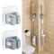 WallMounted Waterproof Mop Rack Traceless Broom Hanger Mop Storage Rack Kitchen Bathroom Suction H 0