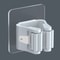 WallMounted Waterproof Mop Rack Traceless Broom Hanger Mop Storage Rack Kitchen Bathroom Suction H 5