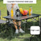 Premium Outdoor Folding Long Table Portable Storage Black Camping Desk For BBQ Picnic Beach 1