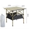 Premium Outdoor Folding Long Table Portable Storage Black Camping Desk For BBQ Picnic Beach 4