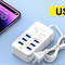MultiPort USB Wall Charger Fast Charging with Type C  Quick Charge 30 for iPhone 15 Samsung Xi