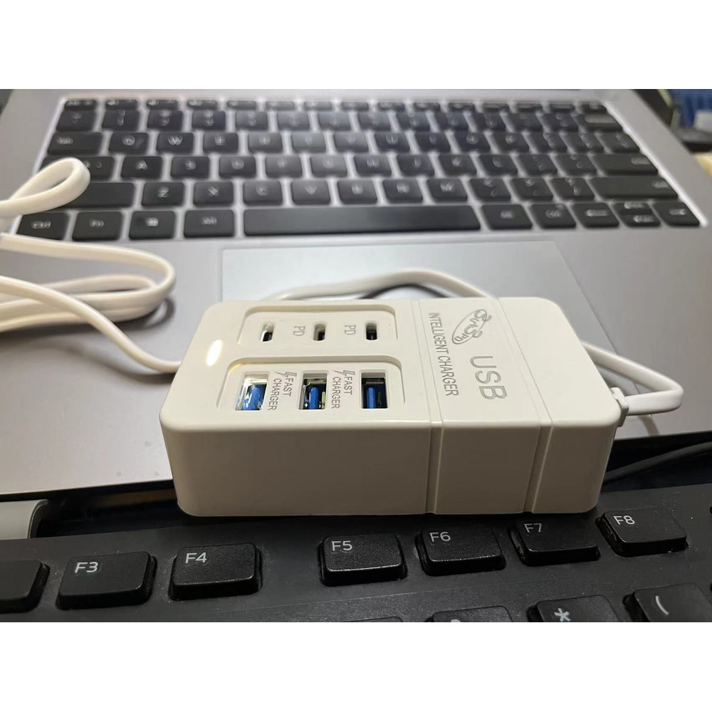 MultiPort USB Wall Charger Fast Charging with Type C  Quick Charge 30 for iPhone 15 Samsung Xi