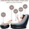 Inflatable Lazy Sofa Folding Recliner With Footrest Outdoor Sofa Bed With Footboards Combination Fo 2