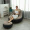Inflatable Lazy Sofa Folding Recliner With Footrest Outdoor Sofa Bed With Footboards Combination Fo 5