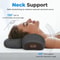 Pillow Massage Neck Hump 3in1 Neck Massage Pillow Heated Massage Neck Pillow Memory Foam Pillows 3