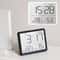 Digital Hygrometer Clock Multifunctional Weather Station with Humidity & Temperature Monitor