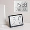Digital Hygrometer Clock Multifunctional Weather Station with Humidity & Temperature Monitor