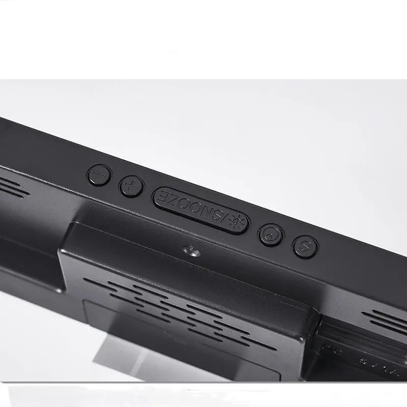 Voice Control Digital Alarm Clock With Temperature Display Snooze Night Mode 1224H AntiDisturb Des 7