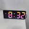 Voice Control Digital Alarm Clock With Temperature Display Snooze Night Mode 1224H AntiDisturb Des 21