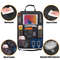 Multifunctional Oxford Fabric Car Seat Organizer Back Seat Protector With Tablet Holder  Storage Po 3