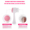 DoubleSided 3D Silicone Facial Cleanser Manual Face Brush with Soft Bristles for Deep Pore Cleansi