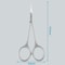 Professional Stainless Steel Cuticle Scissors Precision Dead Skin Remover for Manicure Nail Art