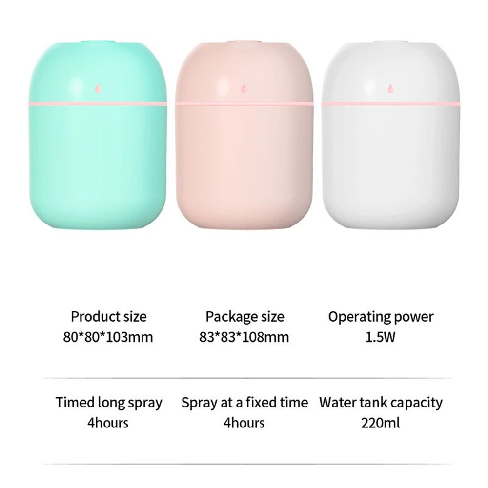 Portable USB Ultrasonic Air Mini Humidifier Essential Oil Diffuser Car Purifier  Aroma Mist Maker W 5