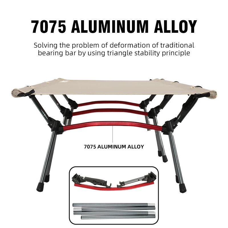 PACOONE Camping Cot Folding Camping Bed Portable Outdoor Sleeping Cot For Adults Kids Ideal For Tra 2