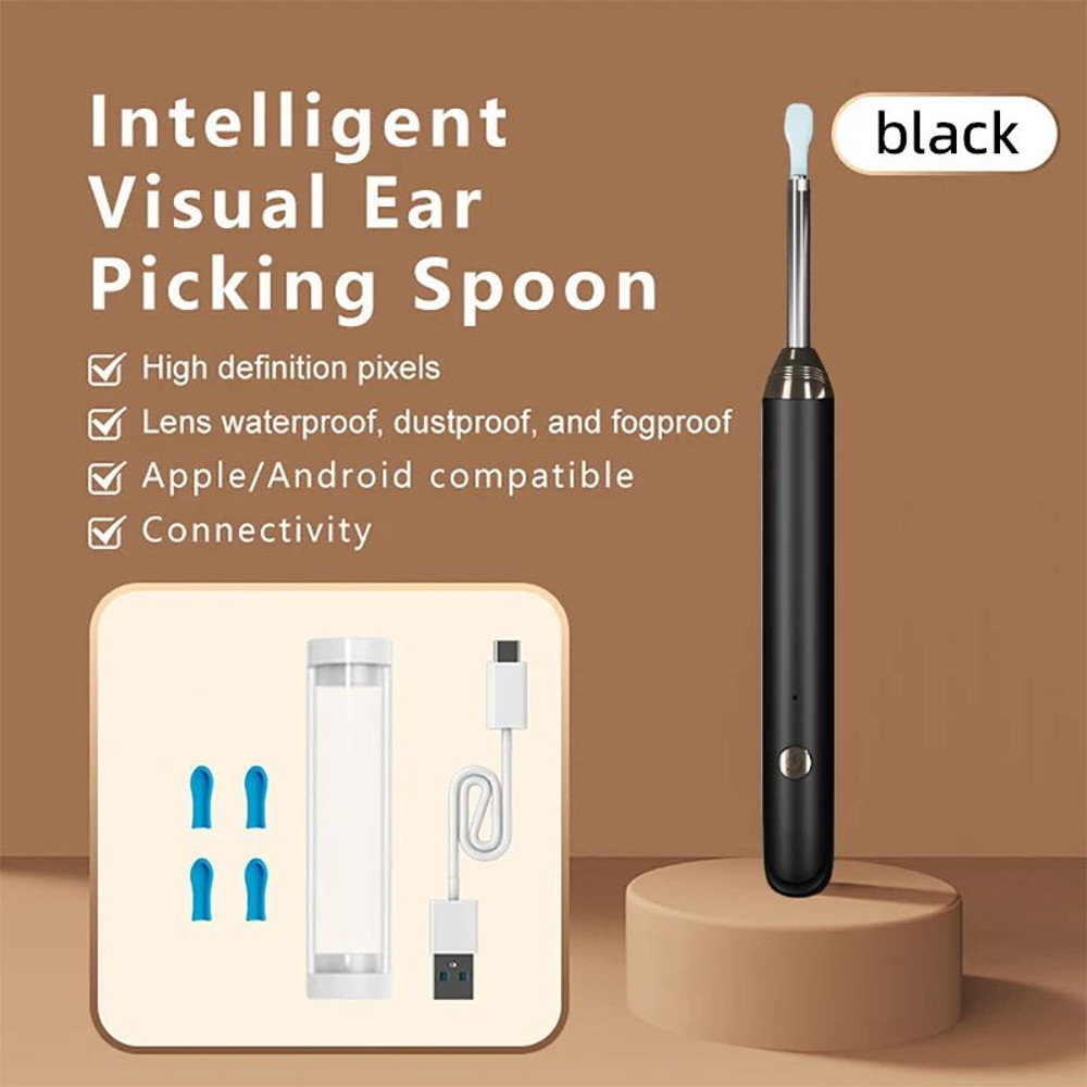 Endoscope Wax Removal ToolType C Intelligent Visual Ear Cleaner With Camera Silicone Earplug Otosco 6