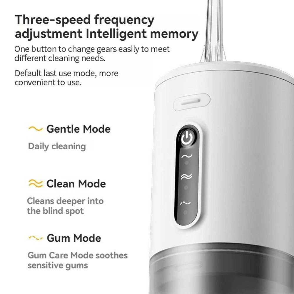 Rechargeable Oral Irrigator Portable Electric Water Floss Tooth Cleaner Waterproof Dental Care Devi 2