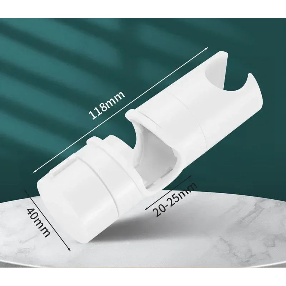 Universal Shower Head Holder Adjustable ABS Chrome Shower Rail Mount Bracket For Bathroom Accessori 9