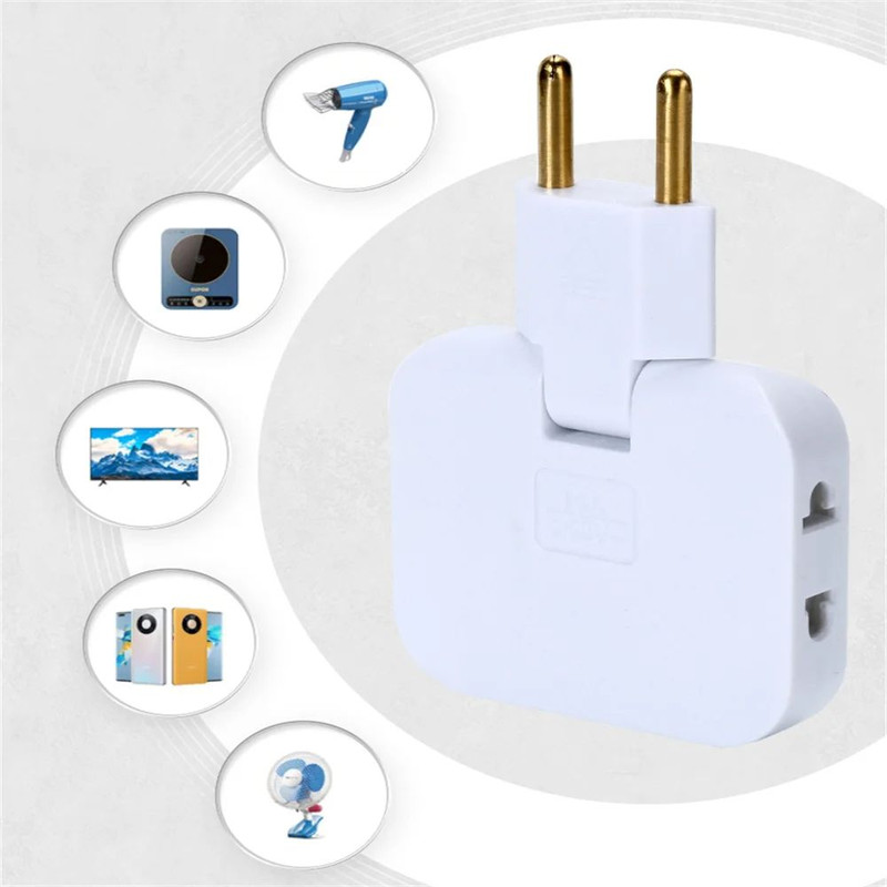 Power Strip Multiprise  Extension Socket With Rotating Adapter European Electrical Outlet Splitter 3