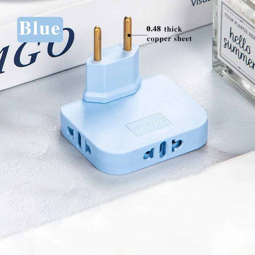 Power Strip Multiprise  Extension Socket With Rotating Adapter European Electrical Outlet Splitter 6