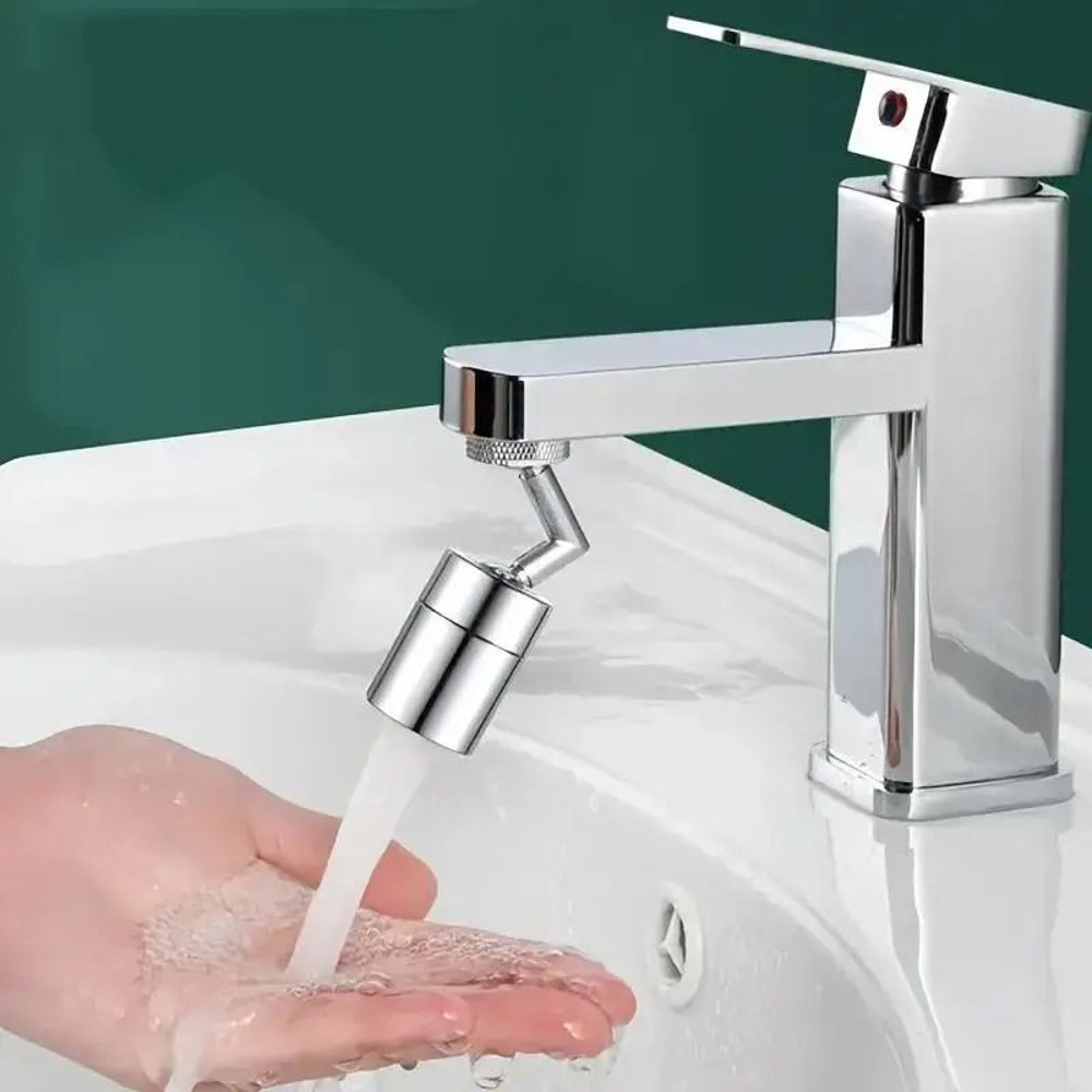 Universal Rotating Faucet Extender Adapter SplashProof Single Mode Bubbler Nozzle For Kitchen  Bath 0