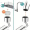 Universal Rotating Faucet Extender Adapter SplashProof Single Mode Bubbler Nozzle For Kitchen Bath 6