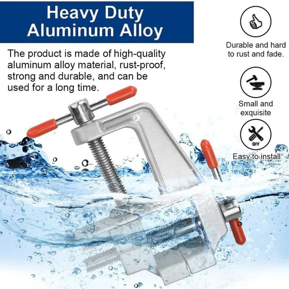 Aluminum Mini Bench Vise MultiFunctional Table Clamp Jewelers Hobby Craft Small Tool Vice For DIY R 1