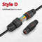 Outdoor Waterproof Connector Pin Solderless Quick Wire Joint For LED Lamp Wiring And Rainproof Term 9
